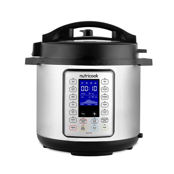 Nutricook Smart Pot 2 Prime Electric Pressure Cooker 6L 1000W Silver